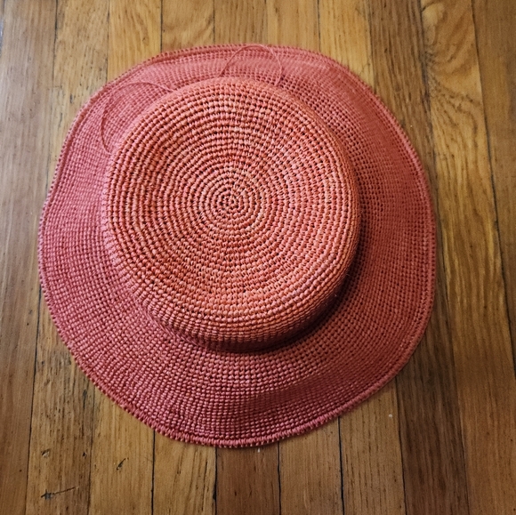 HELEN KAMINSKI 100% Raffia Orange Sun Hat main image 9